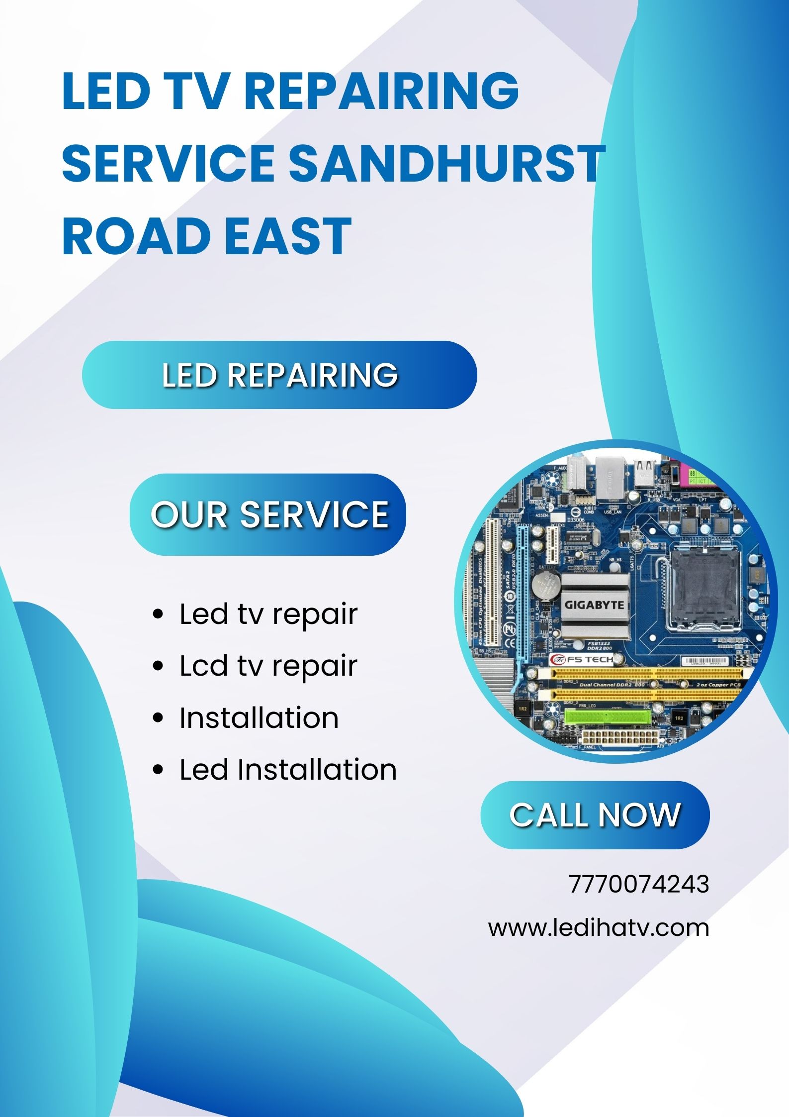 TV Repairing Service in Sandhurst Road East-ledihatv.com